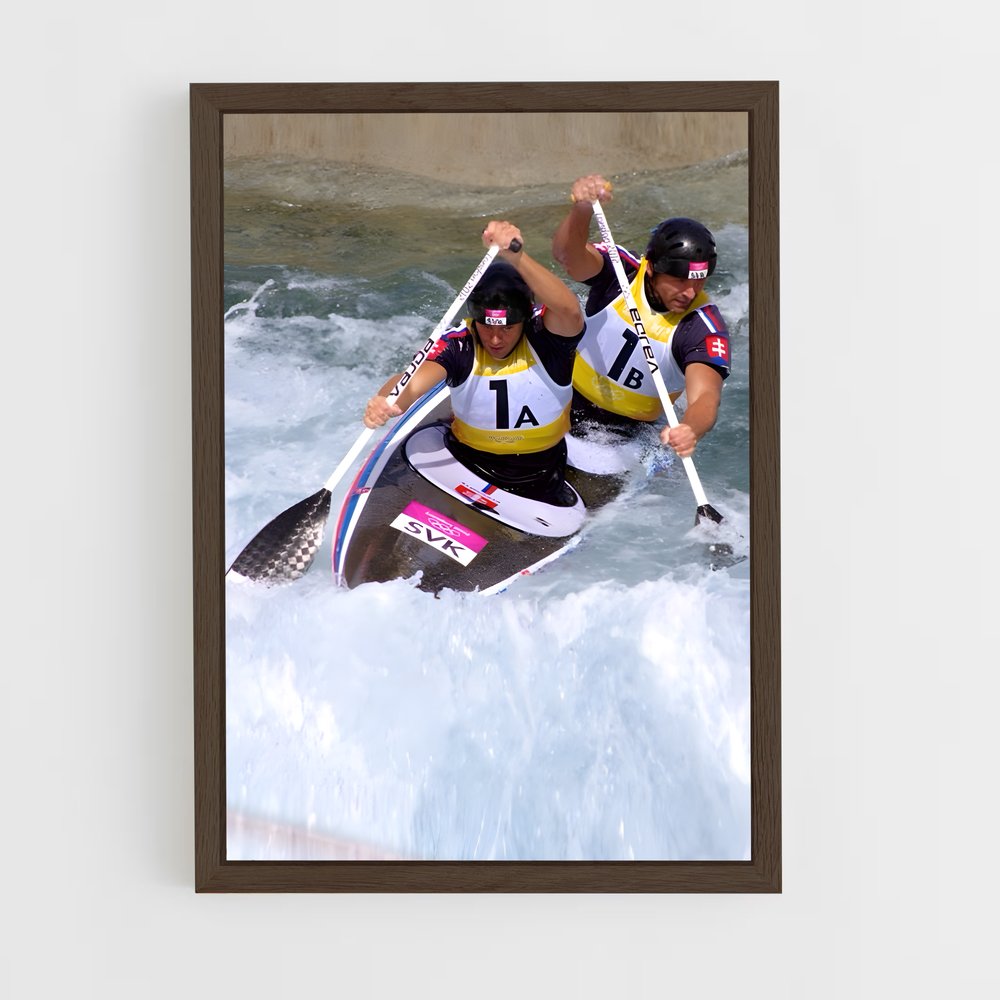 Poster Pagaie Olympique – affiche Canoë-kayak (vue 5)